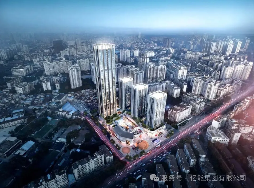 电力“满格”！178米天际地标亮灯，华新广场二期送电成功